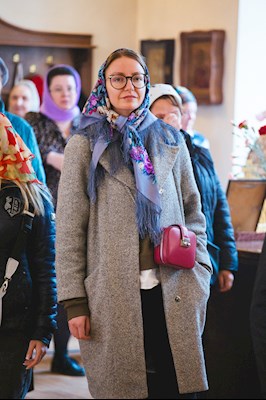 В Серафимовском храме Саратова встретили ковчег с частицей мощей святого великомученика Пантелеимона