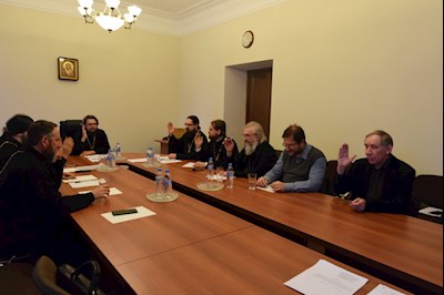В Саратовской семинарии состоялись выборы заведующих кафедрами