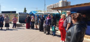 Приход храма Нерукотворного Образа Спасителя провел пасхальную ярмарку