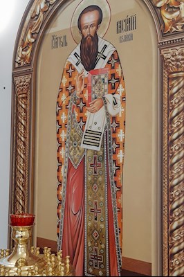 Освящен купол домового храма при городской больнице №10