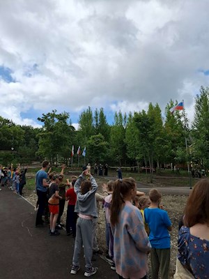 В лагере «Солнечный» провели акцию «День МЧС»