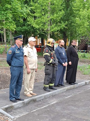 В лагере «Солнечный» провели акцию «День МЧС»