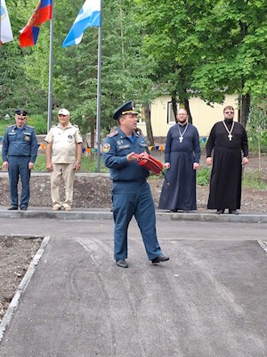 В лагере «Солнечный» провели акцию «День МЧС»