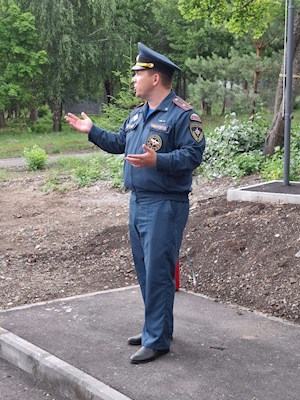 В лагере «Солнечный» провели акцию «День МЧС»
