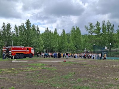 В лагере «Солнечный» провели акцию «День МЧС»
