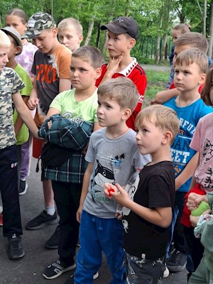 В лагере «Солнечный» провели акцию «День МЧС»
