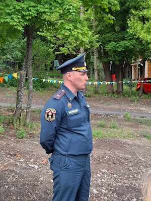 В лагере «Солнечный» провели акцию «День МЧС»