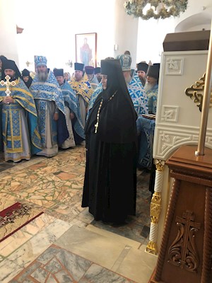 Божественная литургия в Свято-Троицком Скановом женском монастыре (Сердобская епархия)