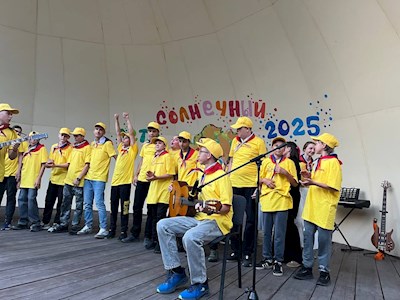 В православном лагере «Солнечный» состоялось открытие третьей лагерной смены