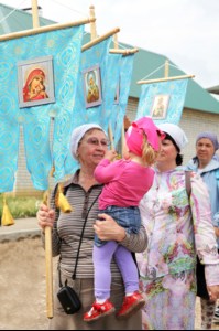 Начало крестного хода в Вавилов Дол