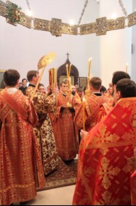Всенощное бдение на Патриаршем Подворье святителя Николая Чудотворца в Бари (Италия)