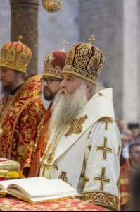 В день памяти святителя Николая Чудотворца Митрополит Лонгин возглавил Литургию в верхнем храме базилики святителя Николая г. Бари (Италия)