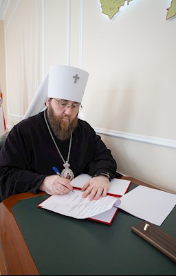 Исполнилось три года со дня назначения митрополита Игнатия на Саратовскую кафедру