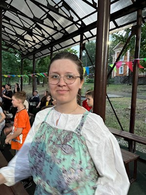 В православном лагере «Солнечный» прошла вечерка в народном стиле