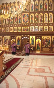 Божественная литургия в Свято-Троицком храме города Балаково
