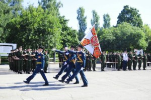 Священник принял участие в церемонии принятия военной присяги