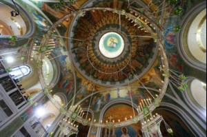 Митрополит Лонгин принял участие в великом освящении нового храма Воскресения Христова и Новомучеников и Исповедников Церкви Русской в московском Сретенском монастыре