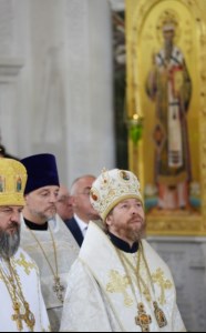 Митрополит Лонгин принял участие в великом освящении нового храма Воскресения Христова и Новомучеников и Исповедников Церкви Русской в московском Сретенском монастыре