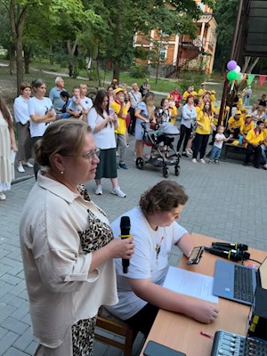 В православном лагере «Солнечный» состоялось открытие третьей лагерной смены