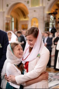 Митрополит Лонгин принял участие в великом освящении нового храма Воскресения Христова и Новомучеников и Исповедников Церкви Русской в московском Сретенском монастыре