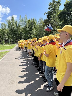 В православном лагере «Солнечный» состоялось открытие третьей лагерной смены