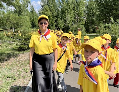 В православном лагере «Солнечный» состоялось открытие третьей лагерной смены