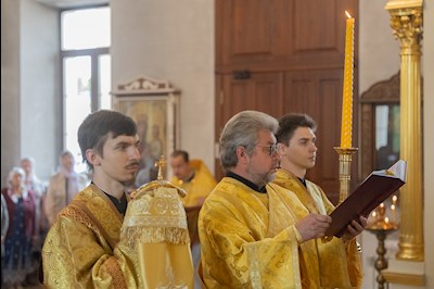 Митрополит Игнатий совершил Божественную литургию в соборном храме во имя великомученицы Екатерины г. Новоузенска