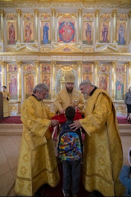 Митрополит Игнатий совершил Божественную литургию в соборном храме во имя великомученицы Екатерины г. Новоузенска