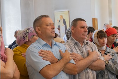 Митрополит Игнатий совершил Божественную литургию в соборном храме во имя великомученицы Екатерины г. Новоузенска