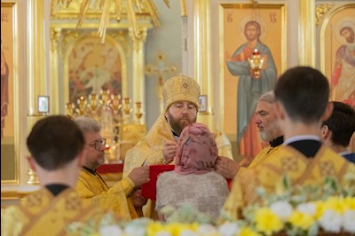 Митрополит Игнатий совершил Божественную литургию в соборном храме во имя великомученицы Екатерины г. Новоузенска