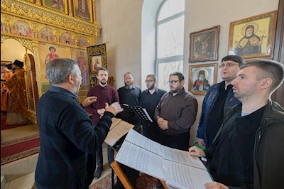 Митрополит Игнатий совершил Божественную литургию в храме в честь иконы Божией Матери «Нечаянная Радость» г. Саратова