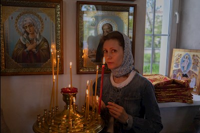 Митрополит Игнатий совершил Божественную литургию в храме в честь иконы Божией Матери «Нечаянная Радость» г. Саратова