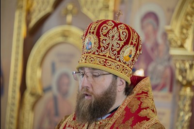 Митрополит Игнатий совершил Божественную литургию в храме в честь иконы Божией Матери «Нечаянная Радость» г. Саратова