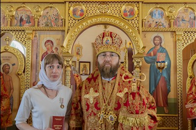 Митрополит Игнатий совершил Божественную литургию в храме в честь иконы Божией Матери «Нечаянная Радость» г. Саратова