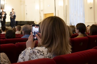 Прошел концерт Архиерейского мужского хора