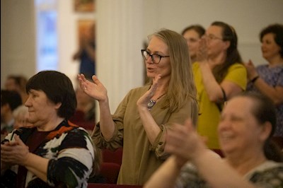 Прошел концерт Архиерейского мужского хора