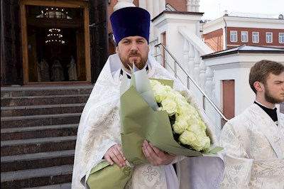 Митрополит Игнатий совершил Божественную литургию в Покровском соборе г. Саратова
