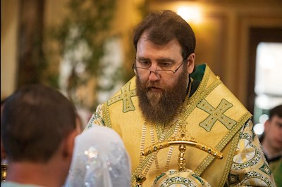 Митрополит Игнатий совершил всенощное бдение в Свято-Троицком кафедральном соборе г. Покровска (Энгельса)