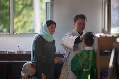 Митрополит Игнатий совершил всенощное бдение в Свято-Троицком кафедральном соборе г. Покровска (Энгельса)