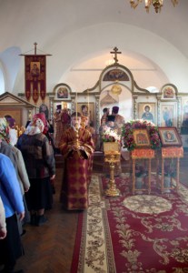 Божественная литургия в Спасо-Преображенском мужском монастыре г. Саратова