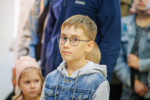 Митрополит Игнатий совершил Божественную литургию в храме в честь Нерукотворного Образа Спасителя г. Саратова