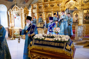 Митрополит Игнатий совершил Литургию в Свято-Троицком кафедральном соборе г. Саратова