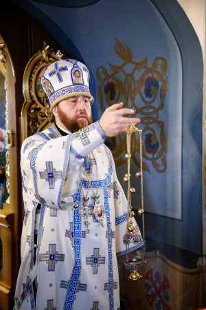Митрополит Игнатий совершил Литургию в Свято-Троицком кафедральном соборе г. Саратова