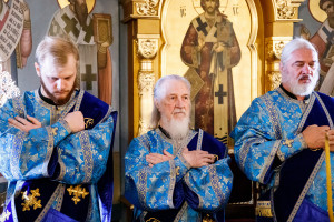 Митрополит Игнатий совершил Литургию в Свято-Троицком кафедральном соборе г. Саратова