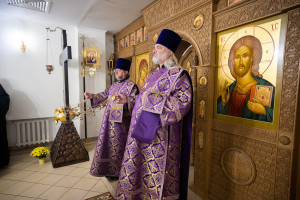 Митрополит Игнатий совершил Божественную литургию и чин посвящения в сестры милосердия в Крестовоздвиженском храме г. Саратова