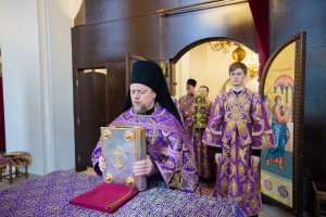 Митрополит Игнатий совершил Божественную литургию в Петропавловском храме г. Саратова