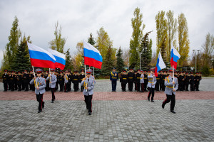 Представитель епархии поздравил кадетов с принятием присяги