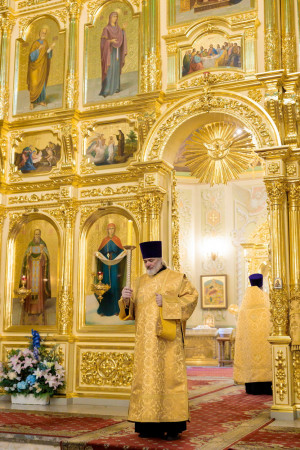 Митрополит Игнатий совершил всенощное бдение в Покровском соборе г. Саратова