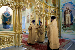 Митрополит Игнатий совершил всенощное бдение в Покровском соборе г. Саратова