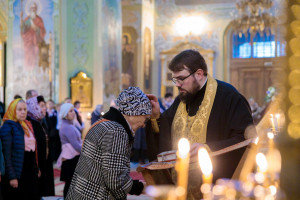 Митрополит Игнатий совершил всенощное бдение в Покровском соборе г. Саратова